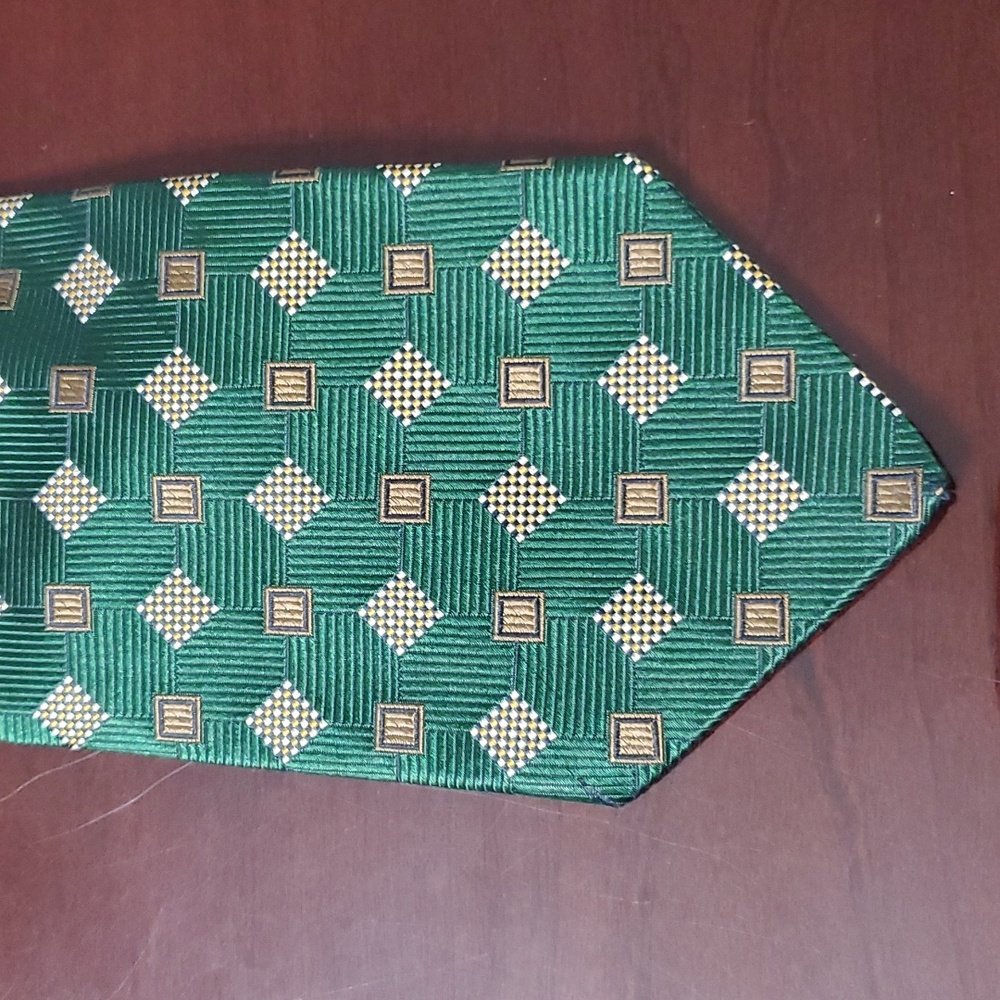 Sulka Green Silk Men's Tie